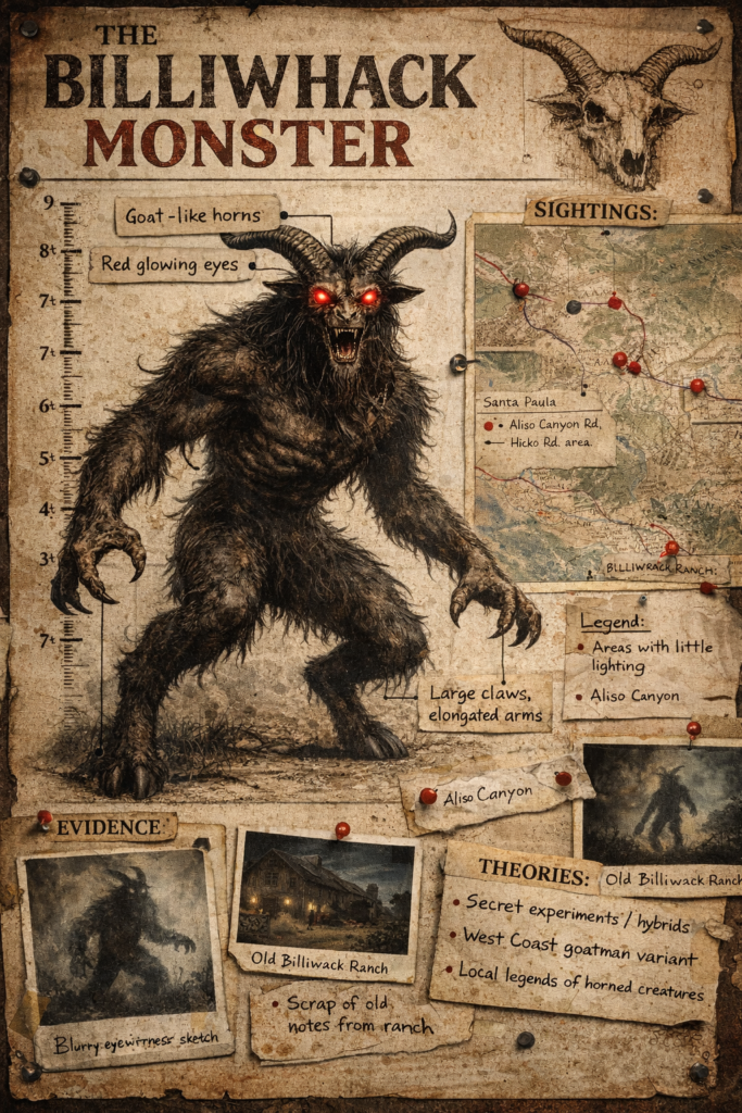 the billiwhack monster california cryptid
